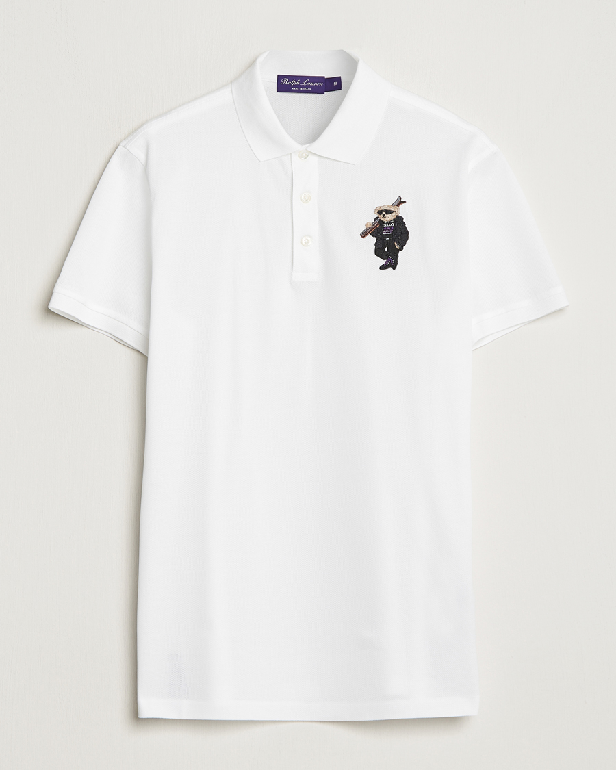 Herren | Poloshirts | Ralph Lauren Purple Label | Ski Bear Polo White