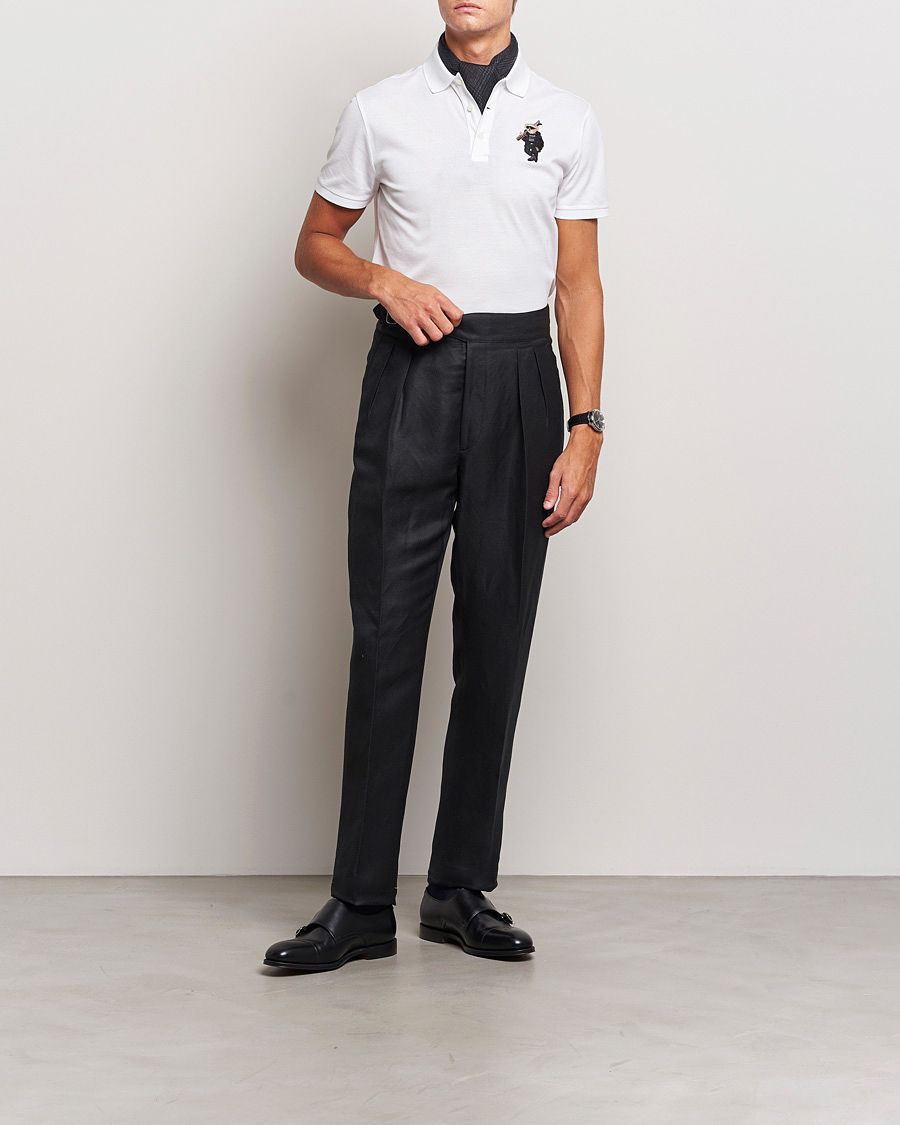 Herren | Poloshirts | Ralph Lauren Purple Label | Ski Bear Polo White