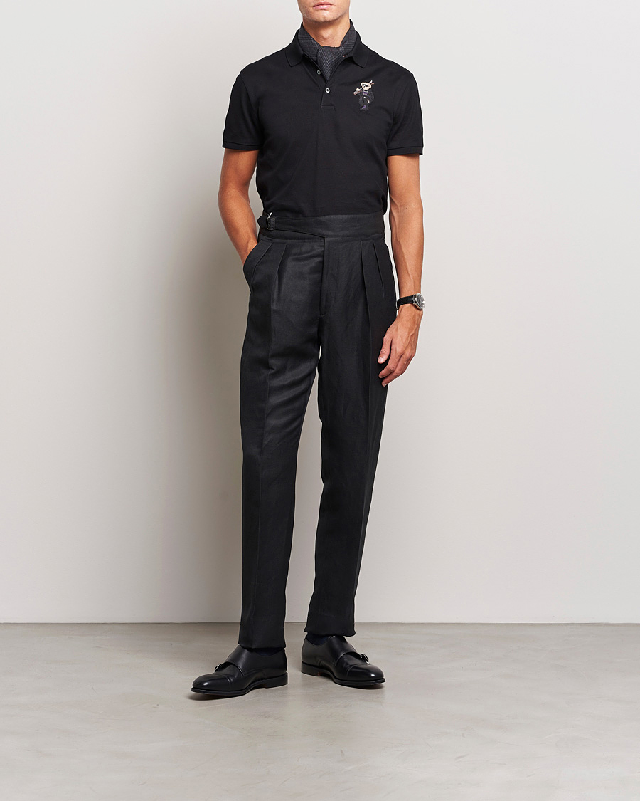 Herren | Poloshirts | Ralph Lauren Purple Label | Ski Bear Polo Black