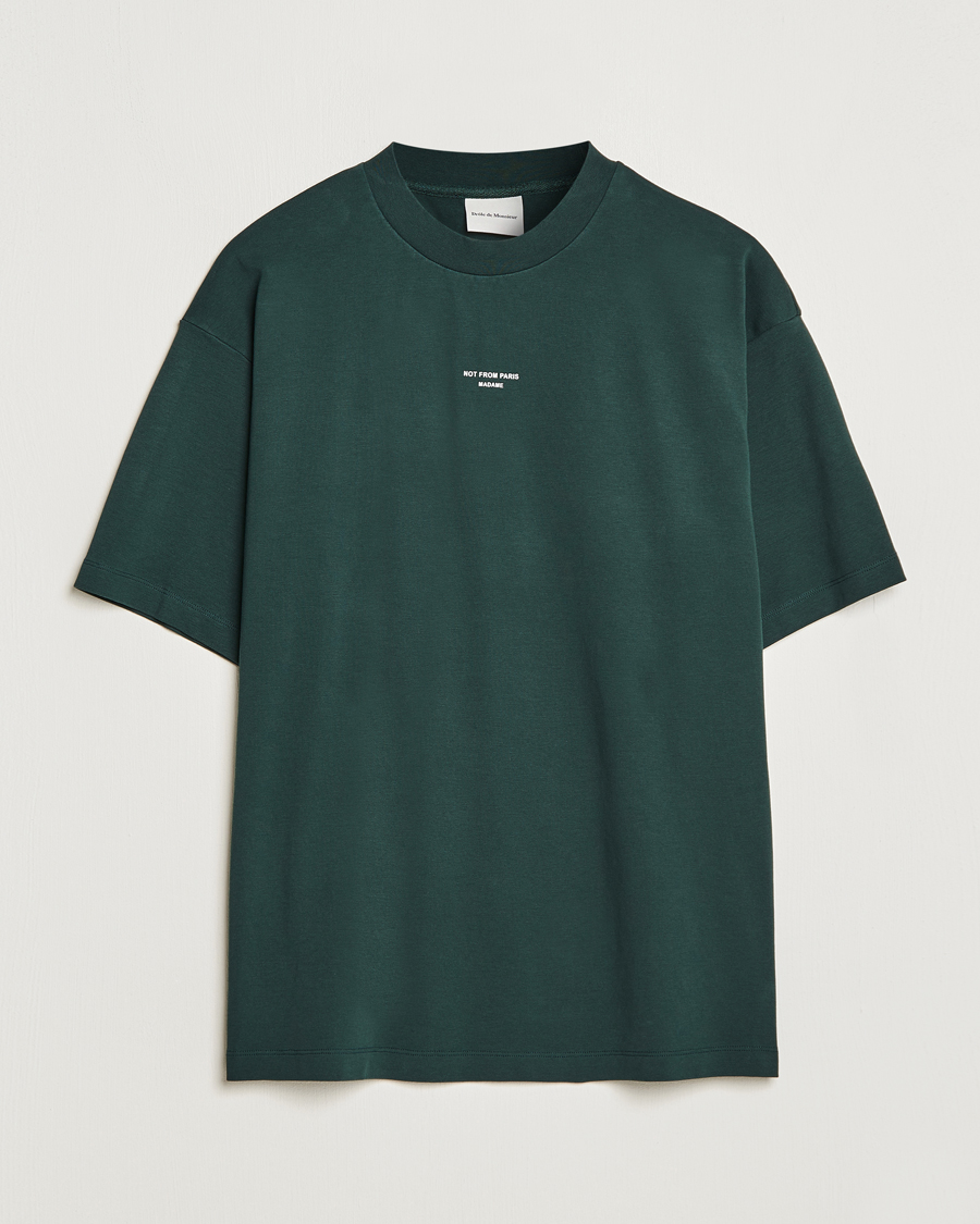 Herren | T-Shirts | Drôle de Monsieur | Classic NFPM T-Shirt Dark Green