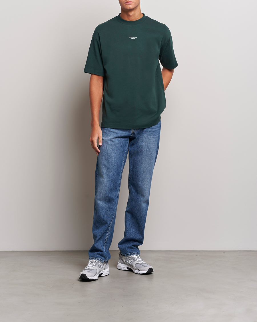 Herren | T-Shirts | Drôle de Monsieur | Classic NFPM T-Shirt Dark Green