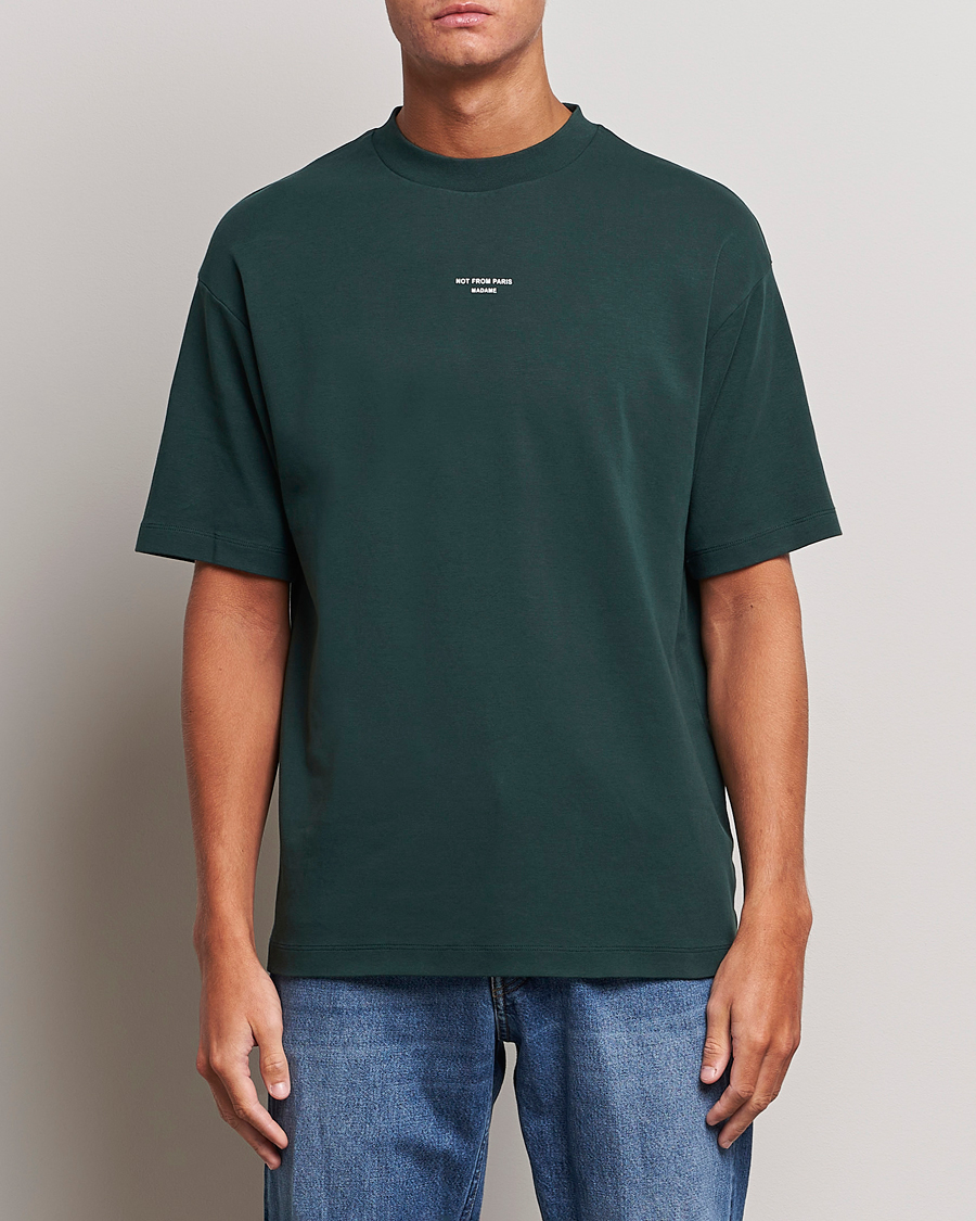 Herren | T-Shirts | Drôle de Monsieur | Classic NFPM T-Shirt Dark Green