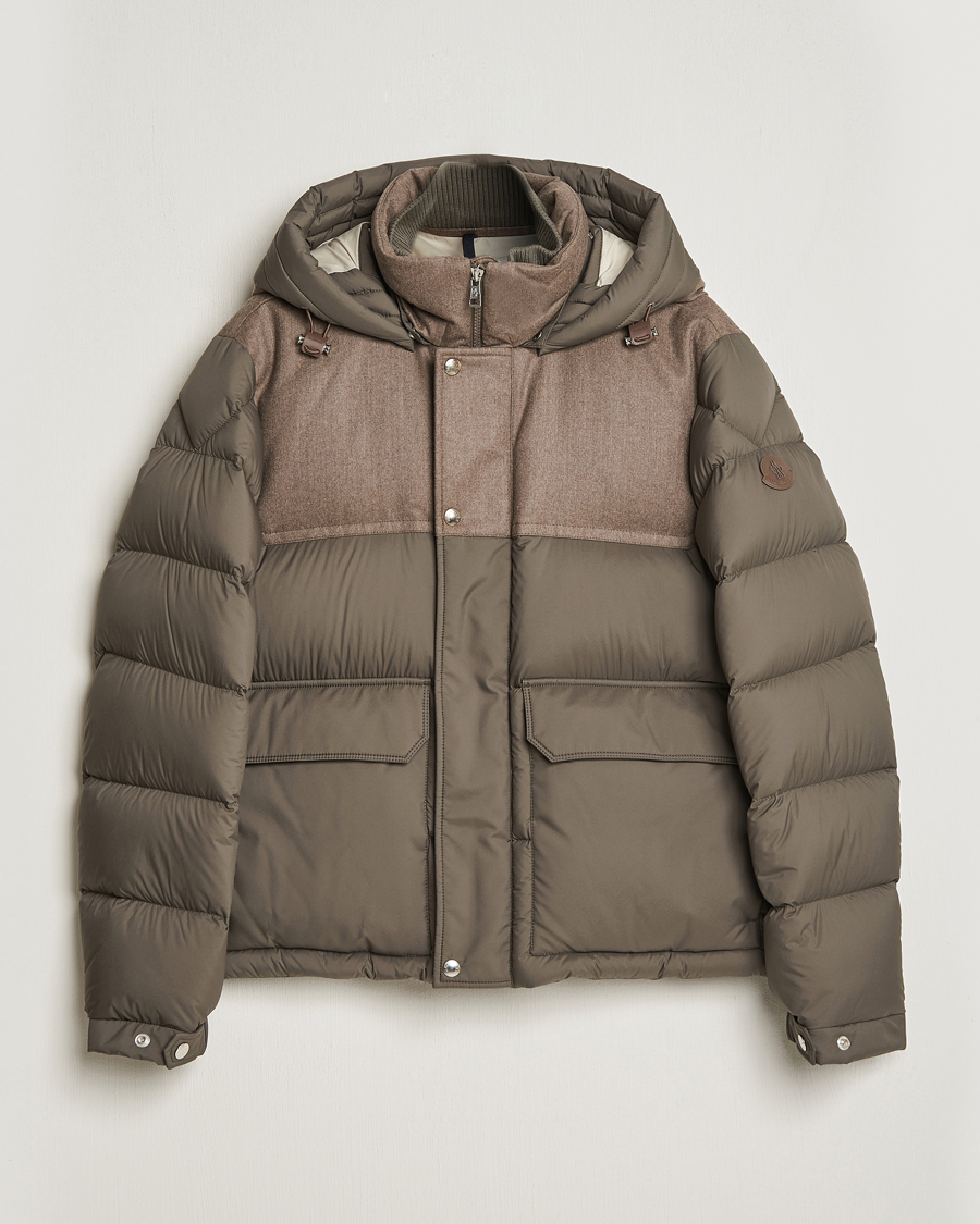Herren | Jacken | Moncler | Mussala Short Down Parka Taupe