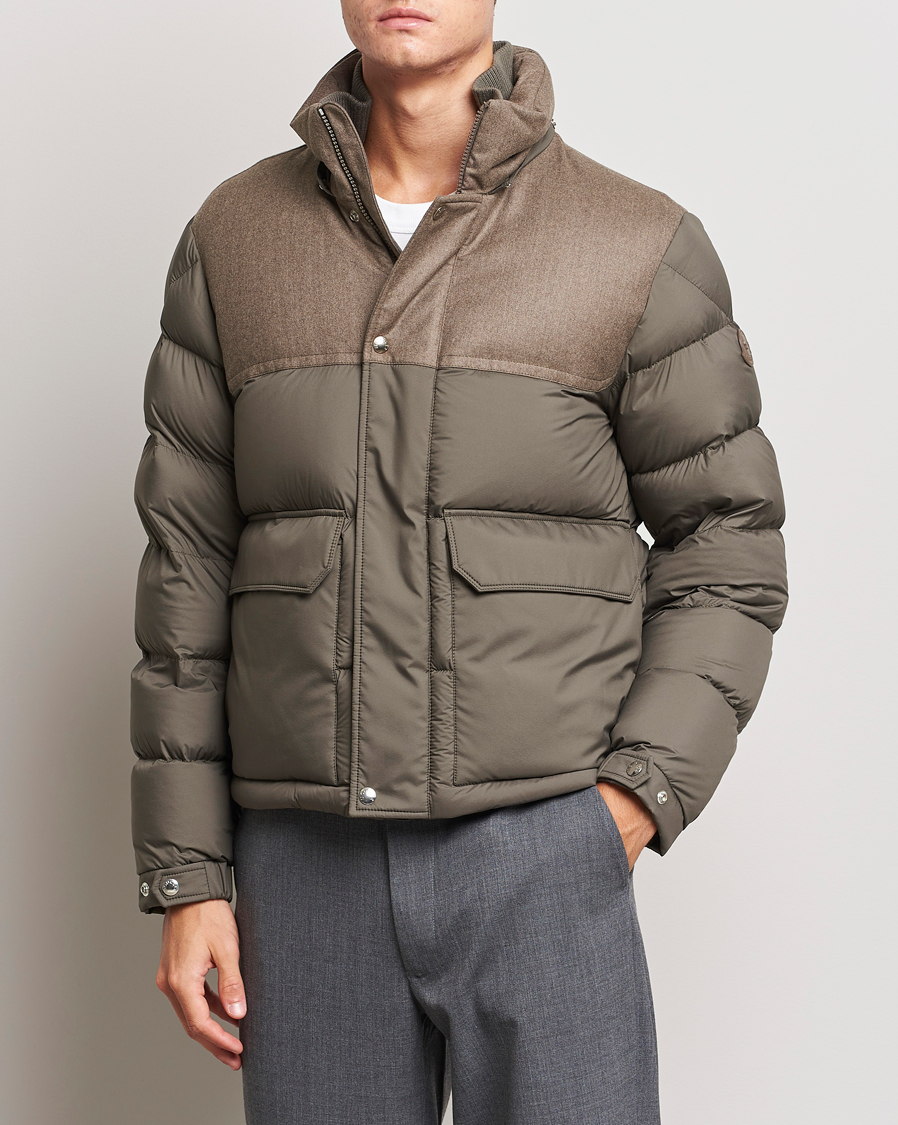 Herren | Jacken | Moncler | Mussala Short Down Parka Taupe