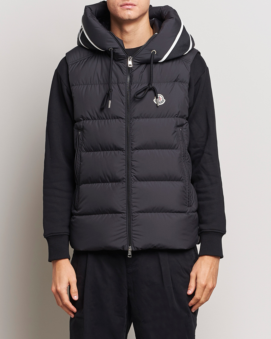 Herren | Jacken | Moncler | Cardamine Hooded Down Vest Black