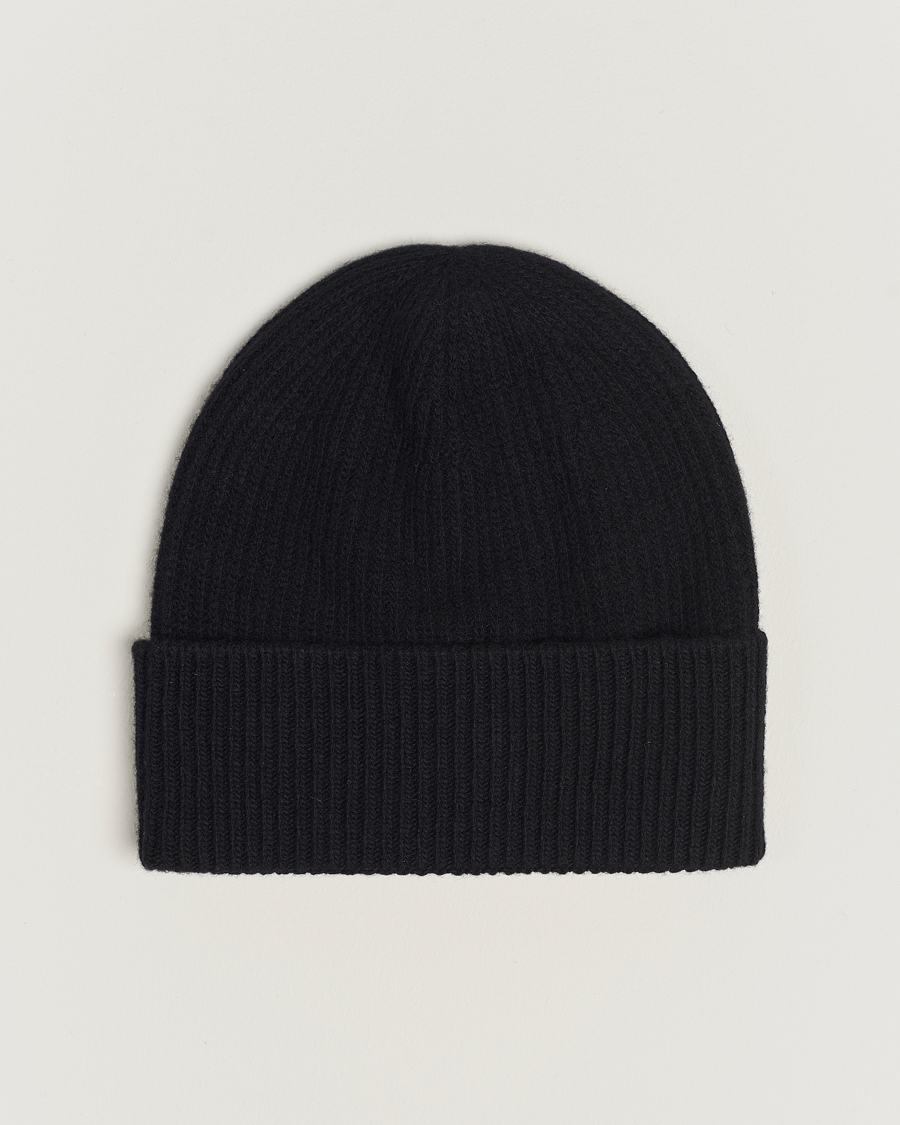 Herren | Moncler Cashmere Beanie Black | Moncler | Cashmere Beanie Black