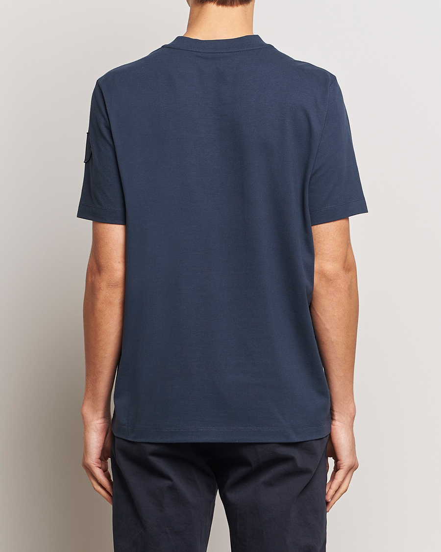 Herren | T-Shirts | Moncler | Lettering T-Shirt Navy