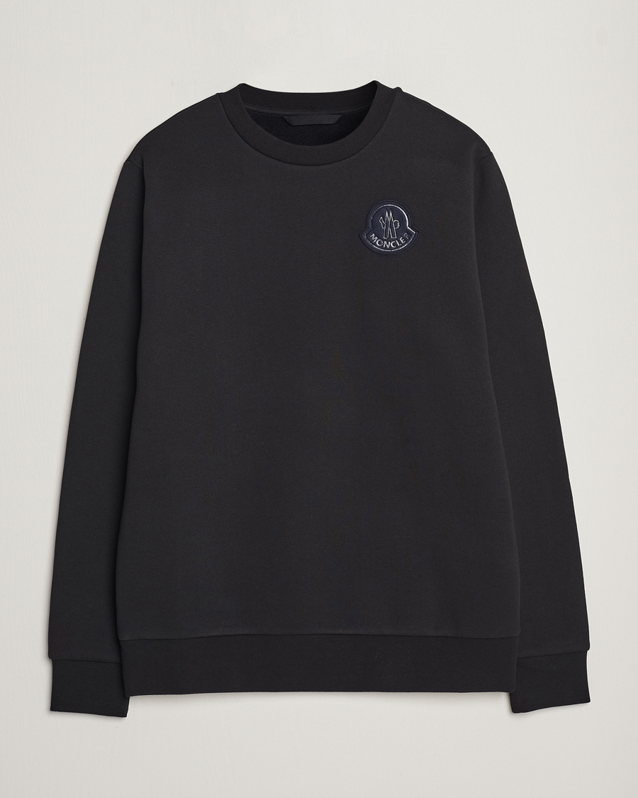 Herren | Pullover | Moncler | Tonal Patch Logo Sweatshirt Black