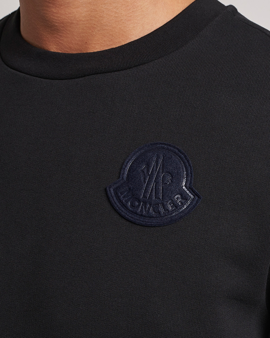 Herren | Pullover | Moncler | Tonal Patch Logo Sweatshirt Black