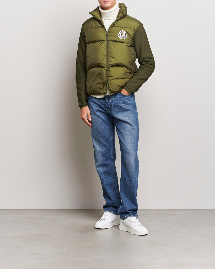 Herren | Pullover | Moncler | Hybrid Cardigan Military Green