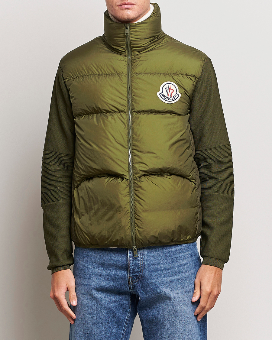 Herren | Pullover | Moncler | Hybrid Cardigan Military Green