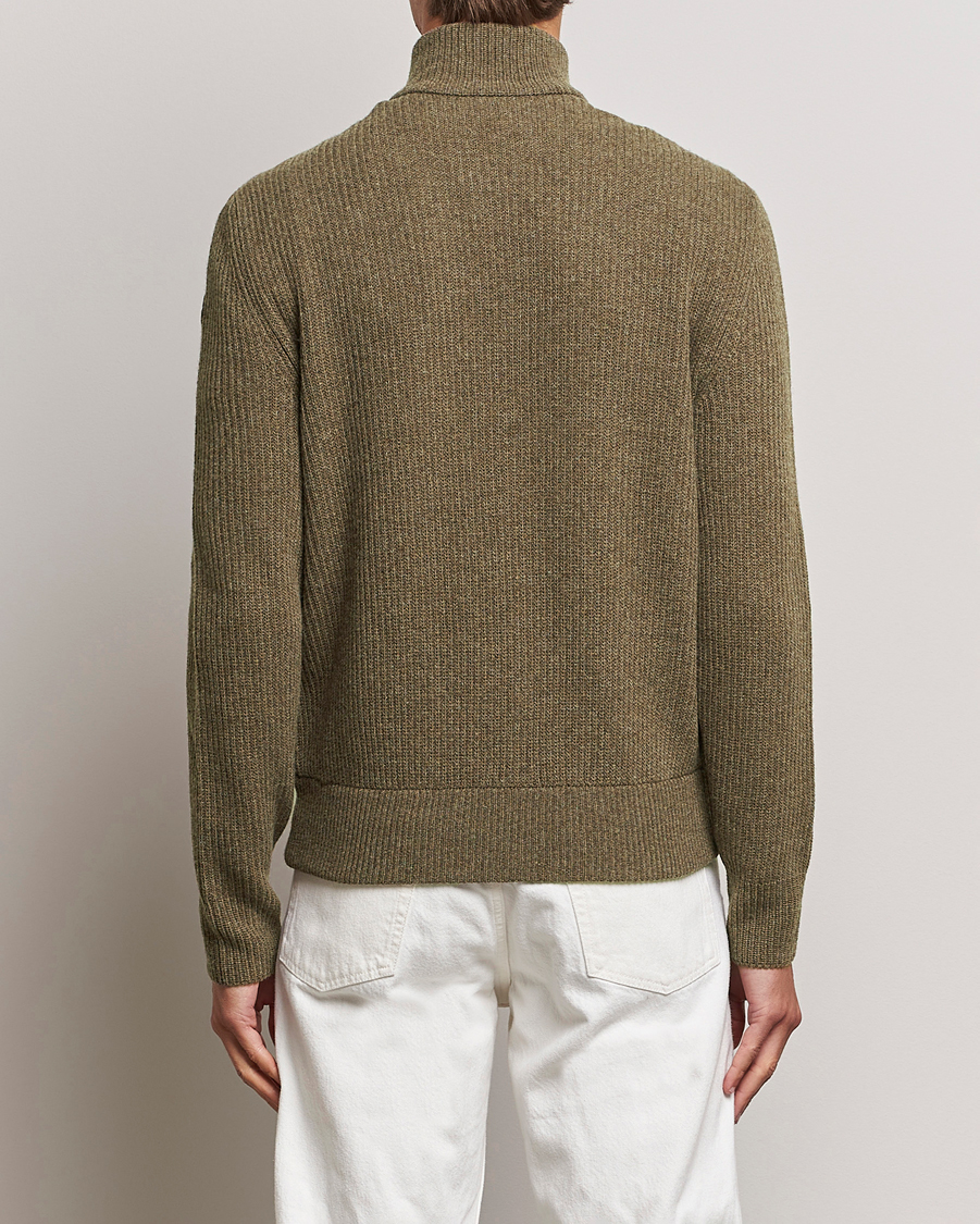 Herren | Pullover | Moncler | Corduroy Zip Cardigan Taupe