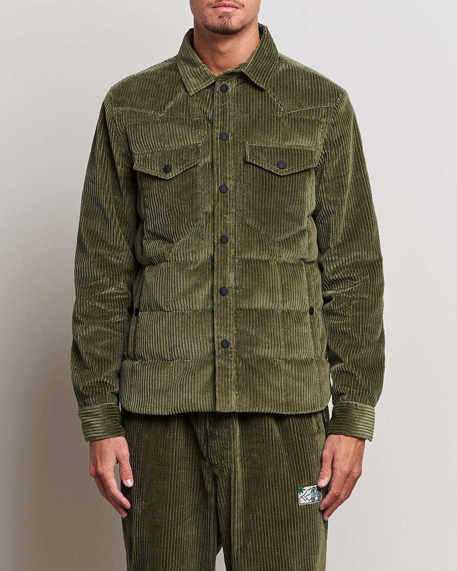 Herren | Jacken | Moncler Grenoble | Gelt Corduroy Shirt Jacket Olive