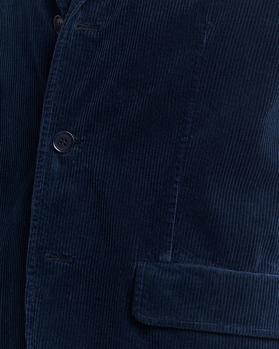 Herren | Sakkos | Aspesi | Corduroy Blazer Navy