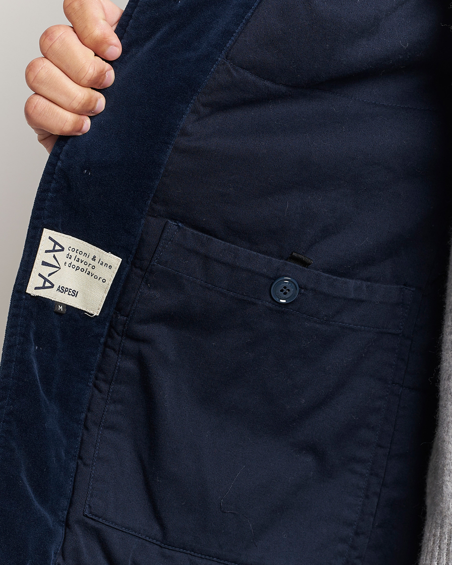 Herren | Jacken | Aspesi | Tadao Corduroy Jacket Navy