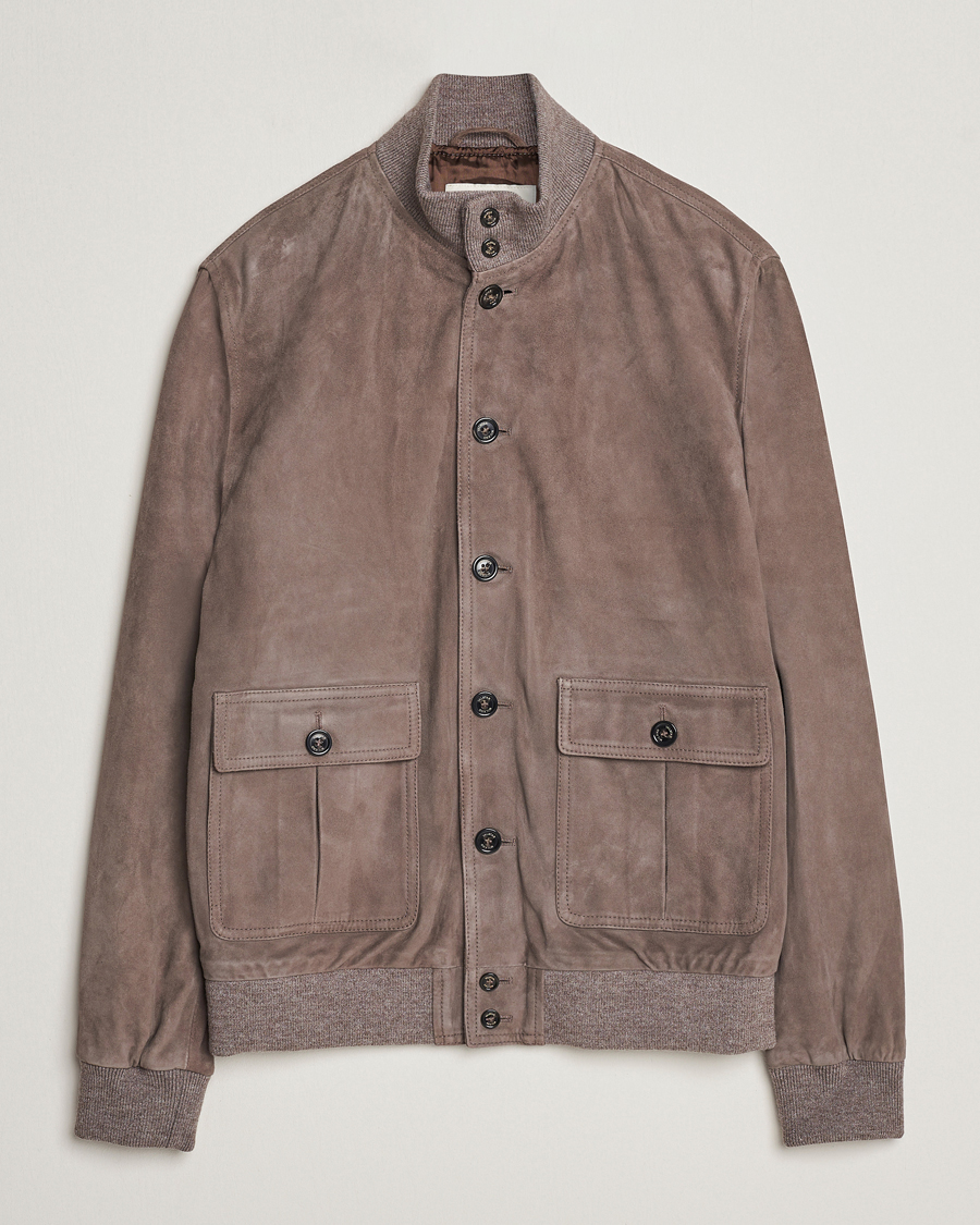 Herren | Jacken | Valstar | Valstarino Suede Jacket Stone