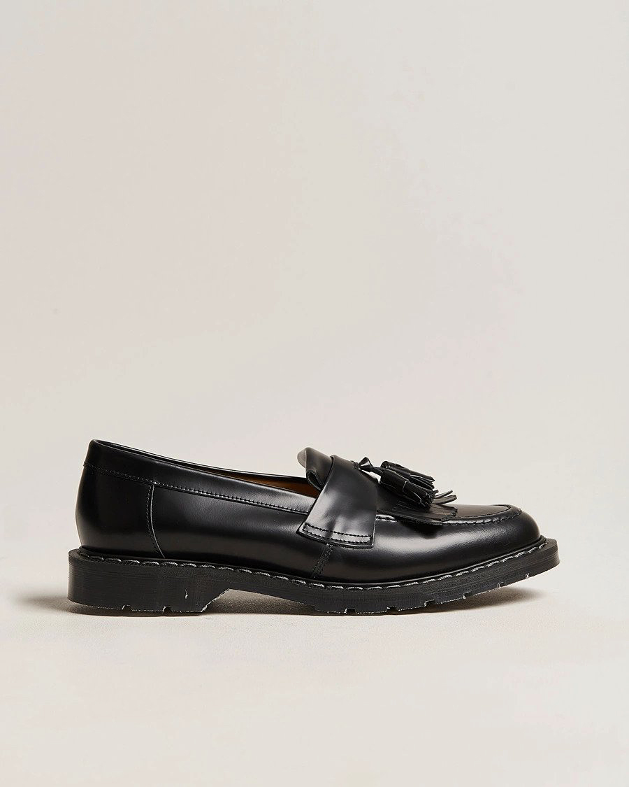Herren | Loafer | Solovair | Tassel Loafer Black Shine