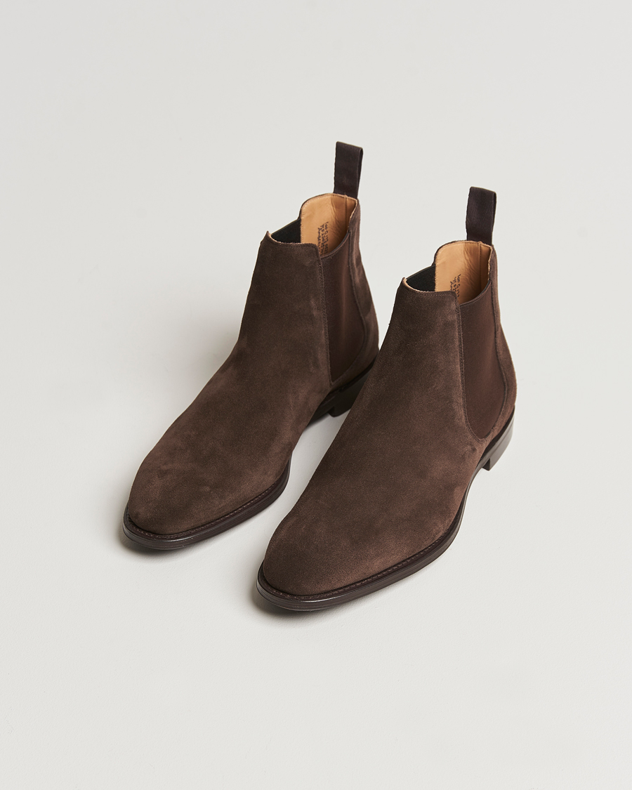 Men | Winter shoes | Church\'s | Amberley Chelsea Boots Brown Suede