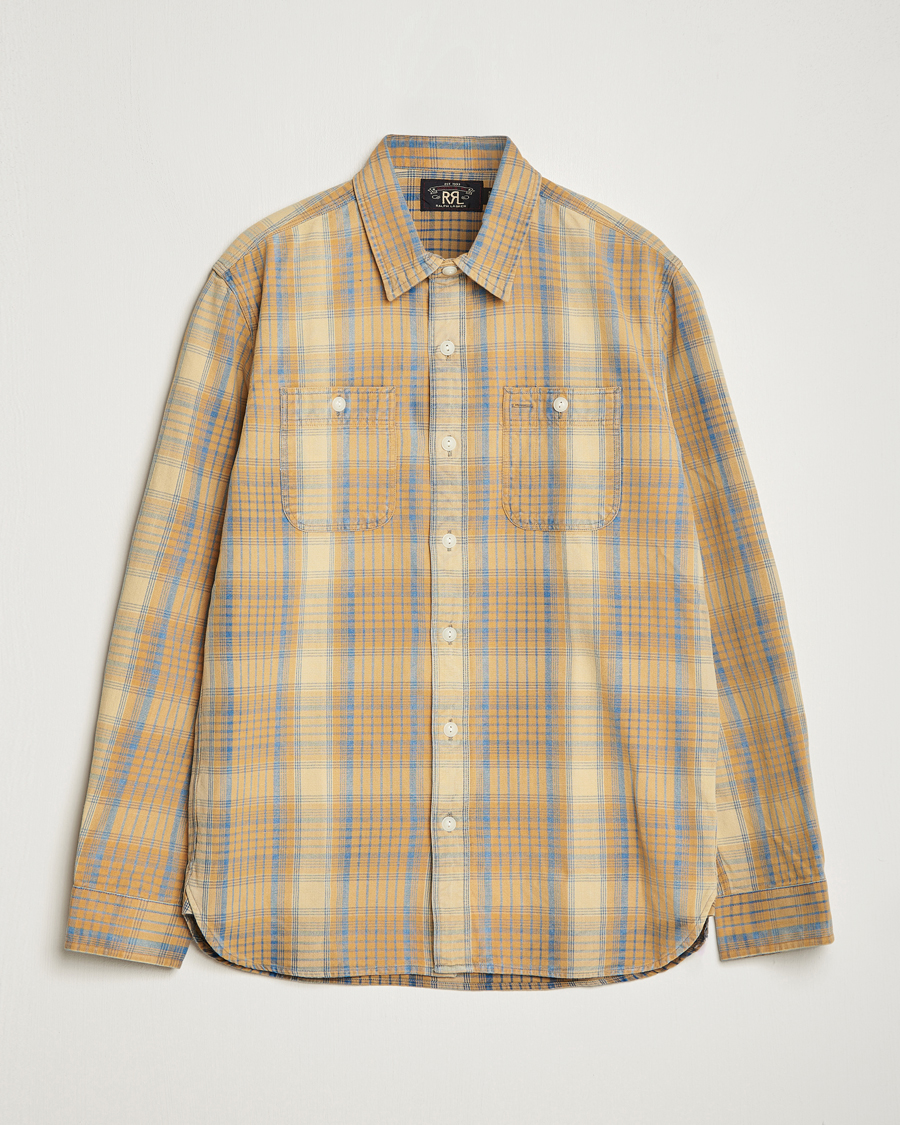 Herren | Hemden | RRL | Farrell Double Pocket Shirt Yellow Multi