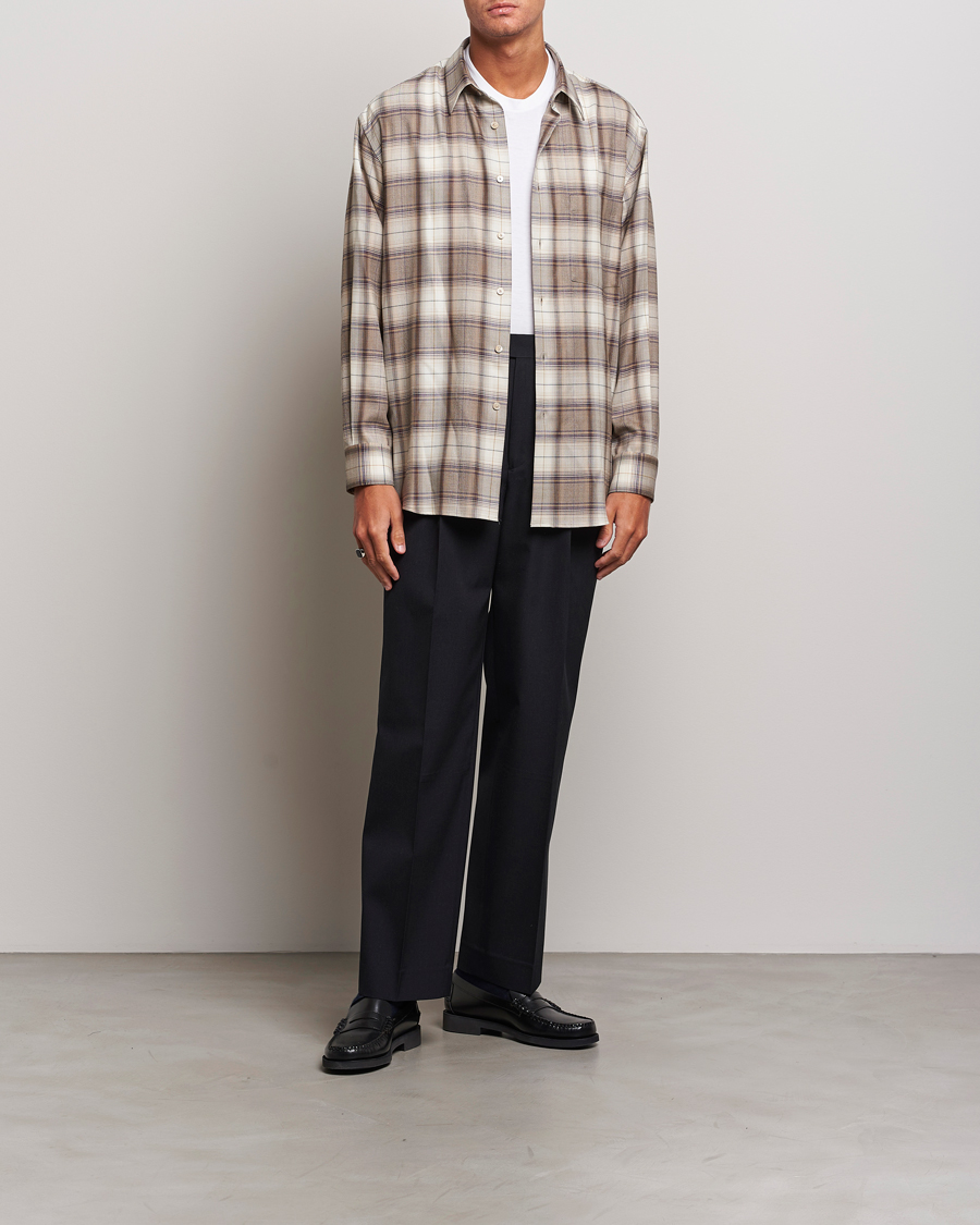 Herren | Hosen | Auralee | Wool Gabardine Slacks Black