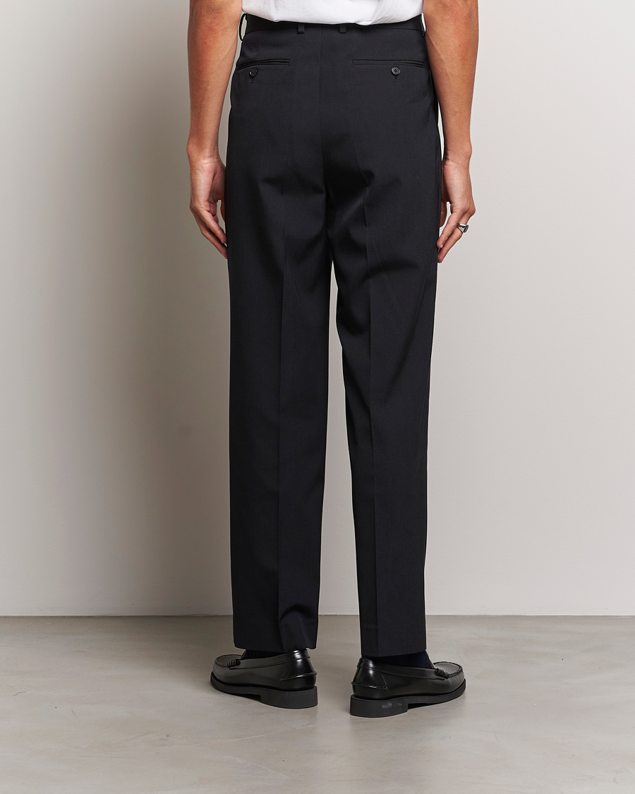 Herren | Hosen | Auralee | Wool Gabardine Slacks Black