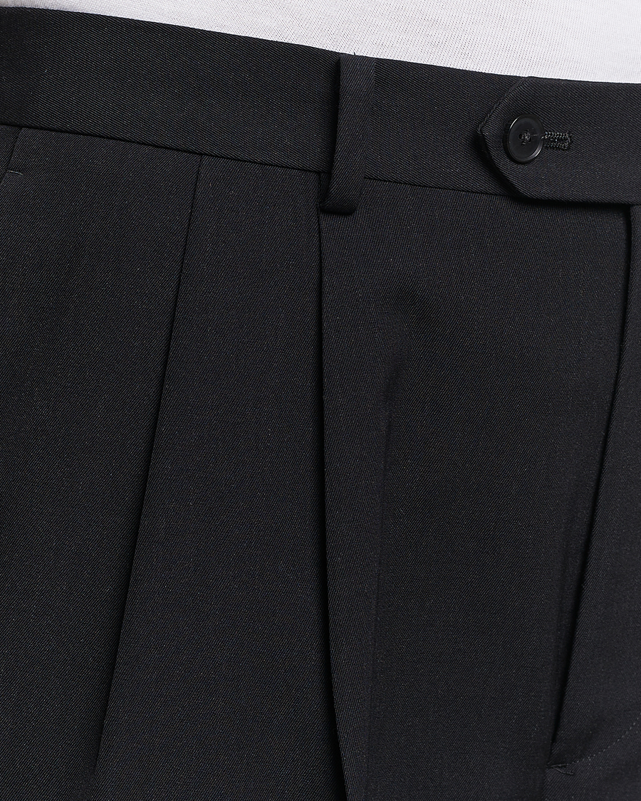 Herren | Hosen | Auralee | Wool Gabardine Slacks Black