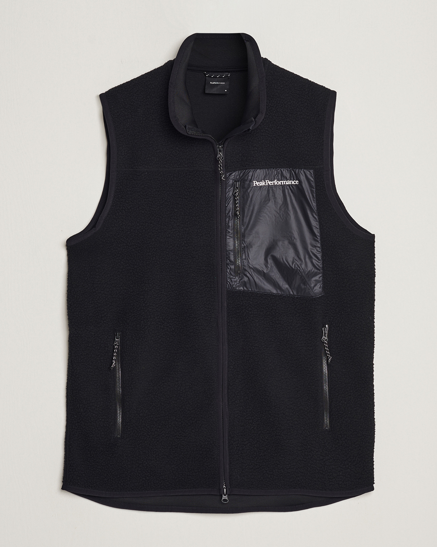 Herren | Peak Performance Pile Vest Black | Peak Performance | Pile Vest Black