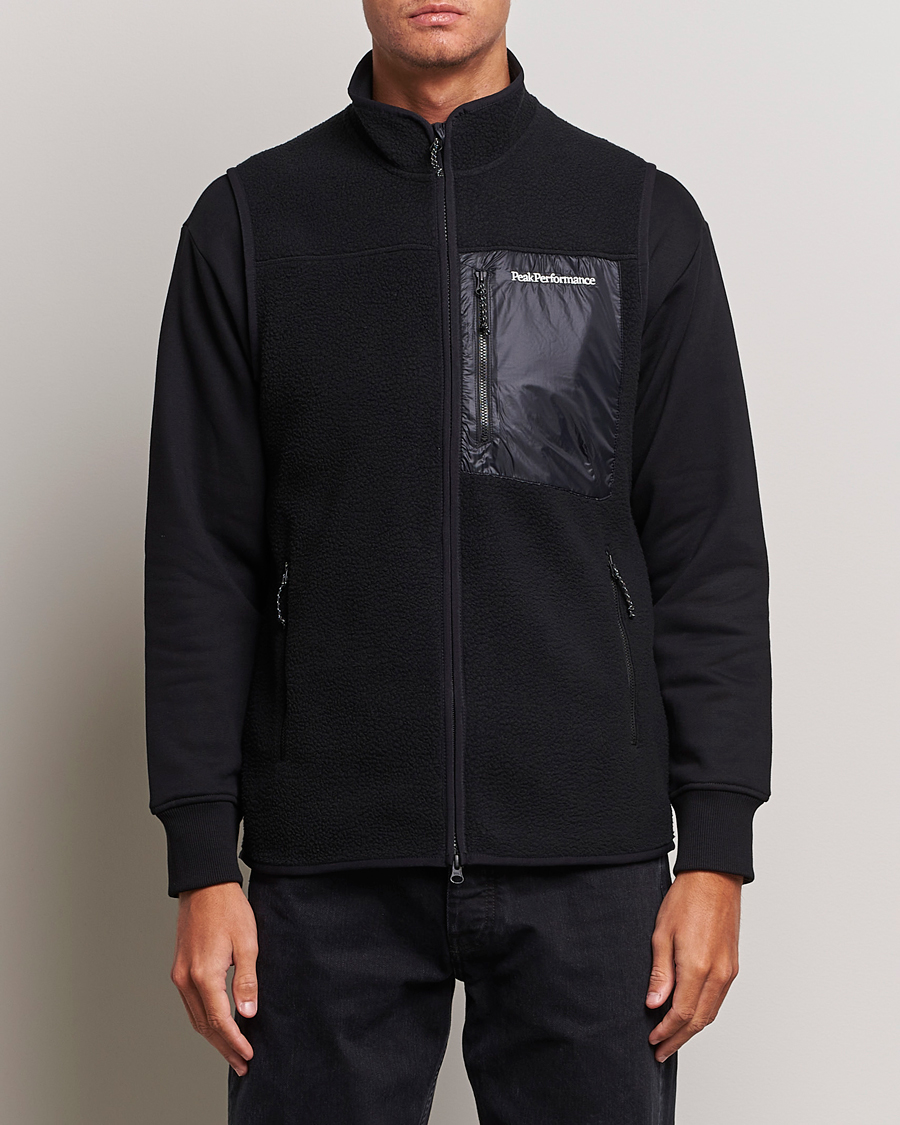 Herren | Peak Performance Pile Vest Black | Peak Performance | Pile Vest Black