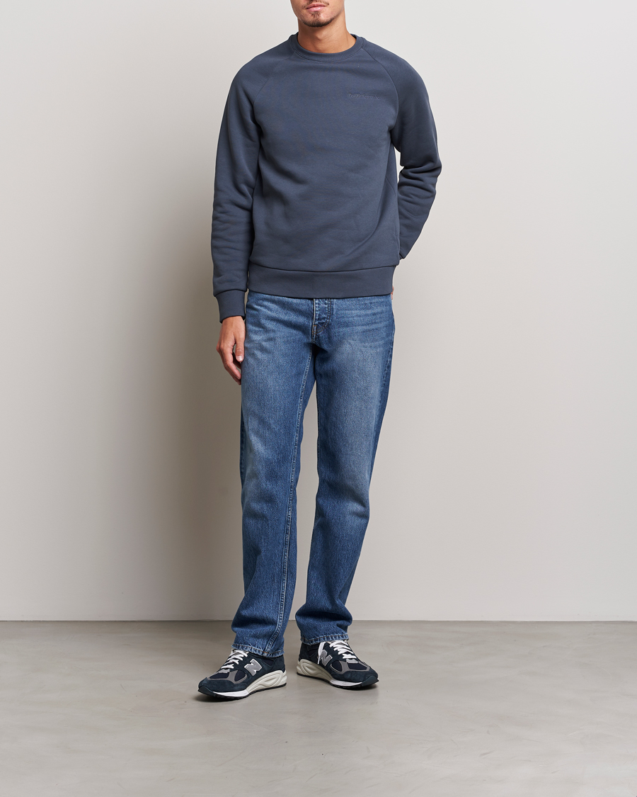 Herren | Pullover | Peak Performance | Original Logo Crew Neck Sweatshirt Omber Blue