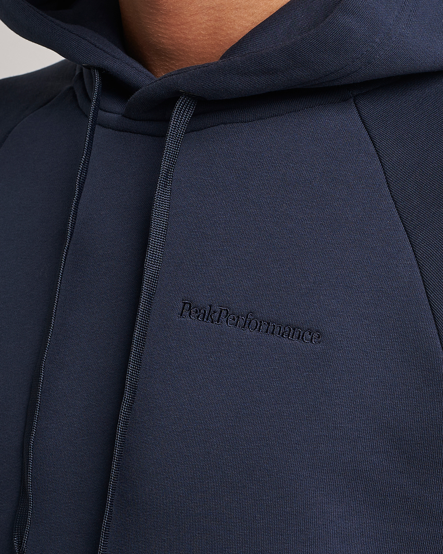 Herren | Pullover | Peak Performance | Original Logo Hoodie Blue Shadow
