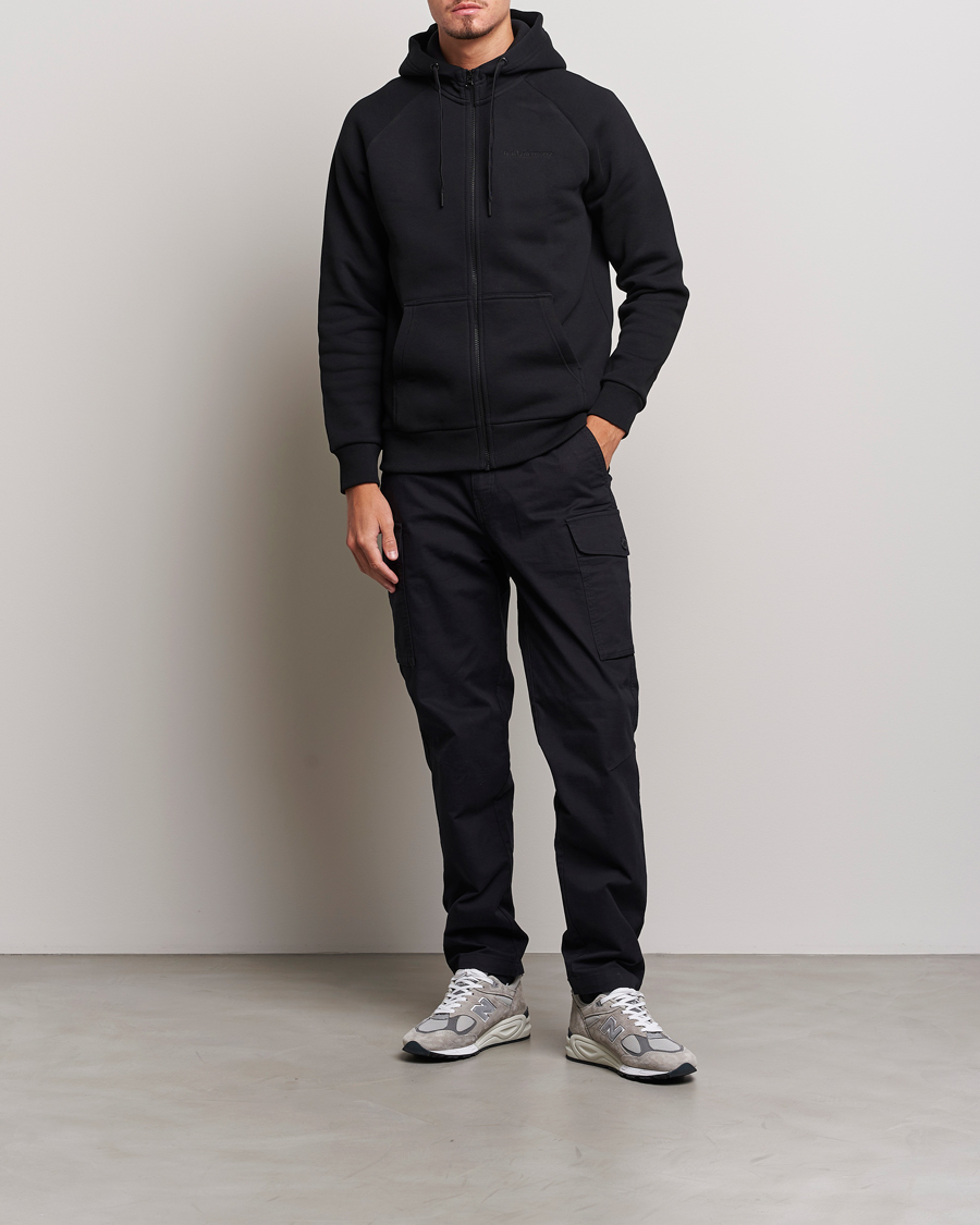 Herren | Pullover | Peak Performance | Original Logo Full Zip Hoodie Black