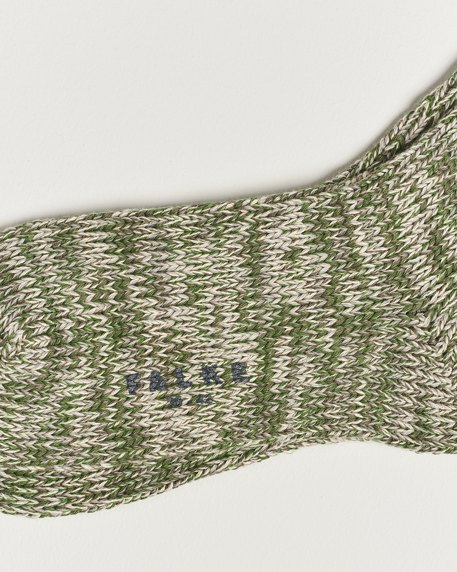Herren | Kleidung | Falke | Brooklyn Cotton Sock Thyme Green