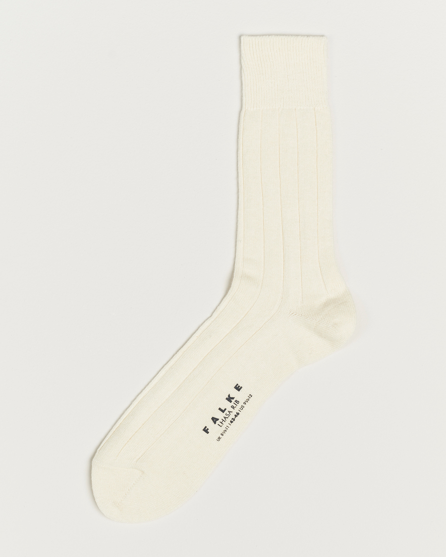 Herren | Unterwäsche | Falke | Lhasa Cashmere Socks Pearl White