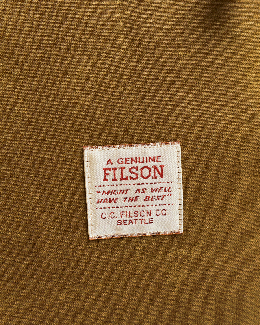 Herren | Filson Tin Cloth Small Duffle Bag Dark Tan | Filson | Tin Cloth Small Duffle Bag Dark Tan