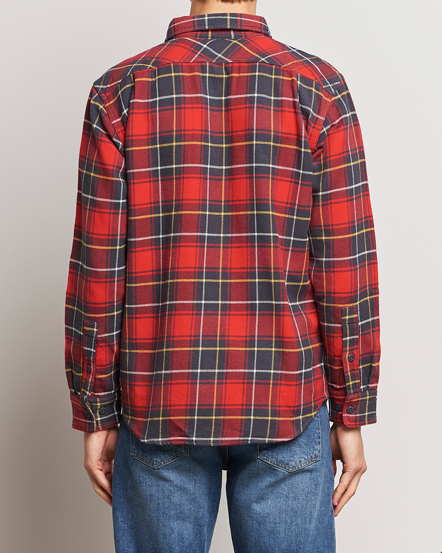 Herren | Hemden | Filson | Vintage Flannel Work Shirt Red Charcoal Plaid