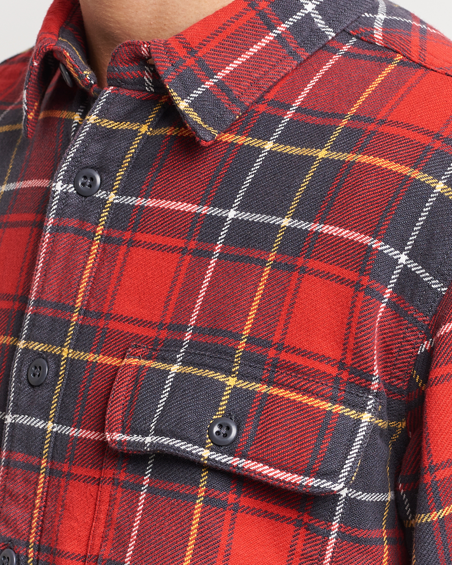 Herren | Hemden | Filson | Vintage Flannel Work Shirt Red Charcoal Plaid