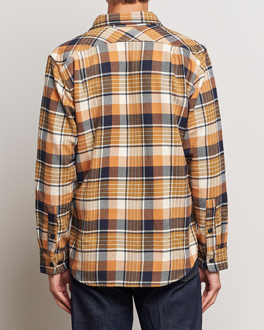 Herren | Hemden | Filson | Vintage Flannel Work Shirt Navy/Cumin Red