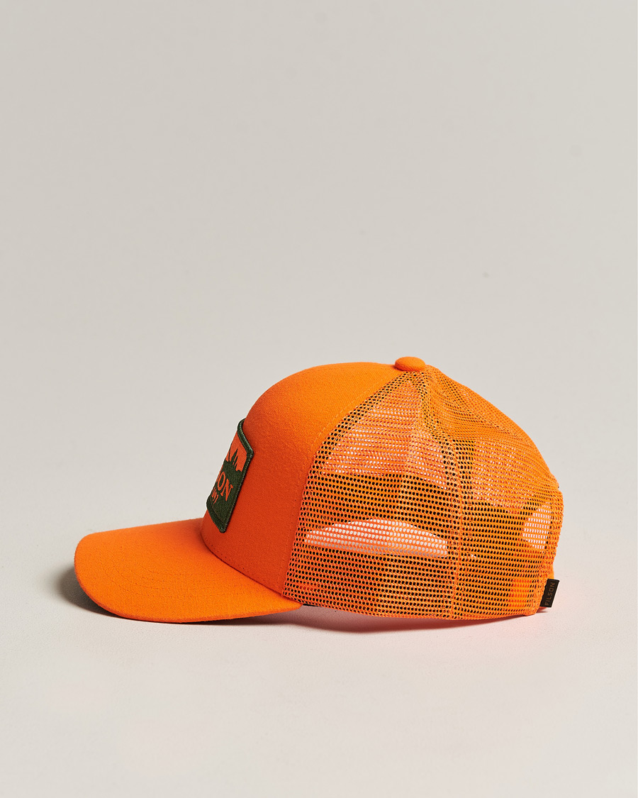Herren | Filson Logger Mesh Cap Blaze Orange | Filson | Logger Mesh Cap Blaze Orange