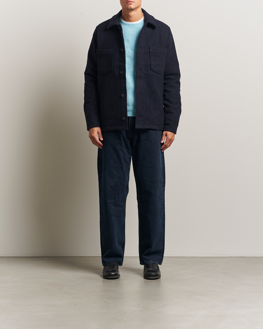Herren | Jacken | Samsøe Samsøe | Pally Padded Shirt Jacket Salute Navy
