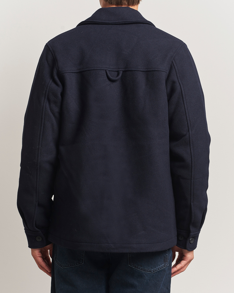 Herren | Jacken | Samsøe Samsøe | Pally Padded Shirt Jacket Salute Navy