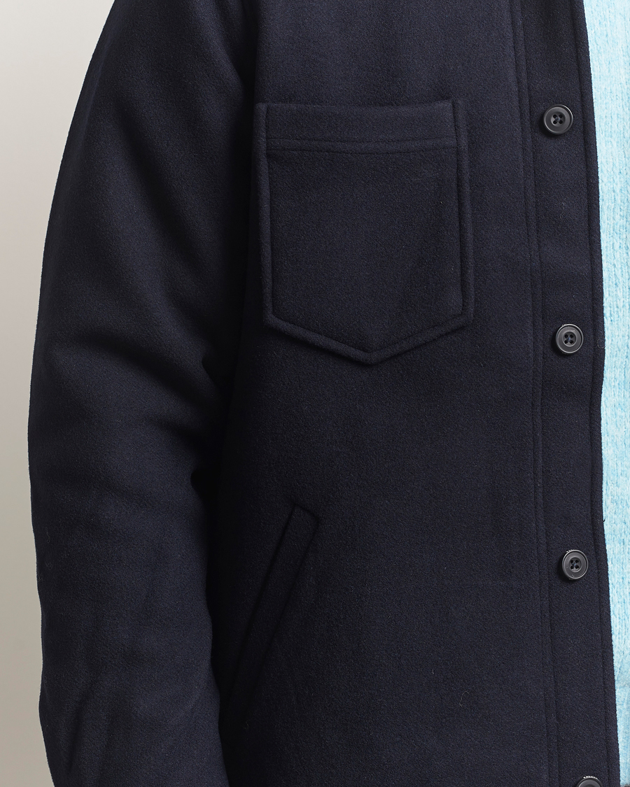 Herren | Jacken | Samsøe Samsøe | Pally Padded Shirt Jacket Salute Navy