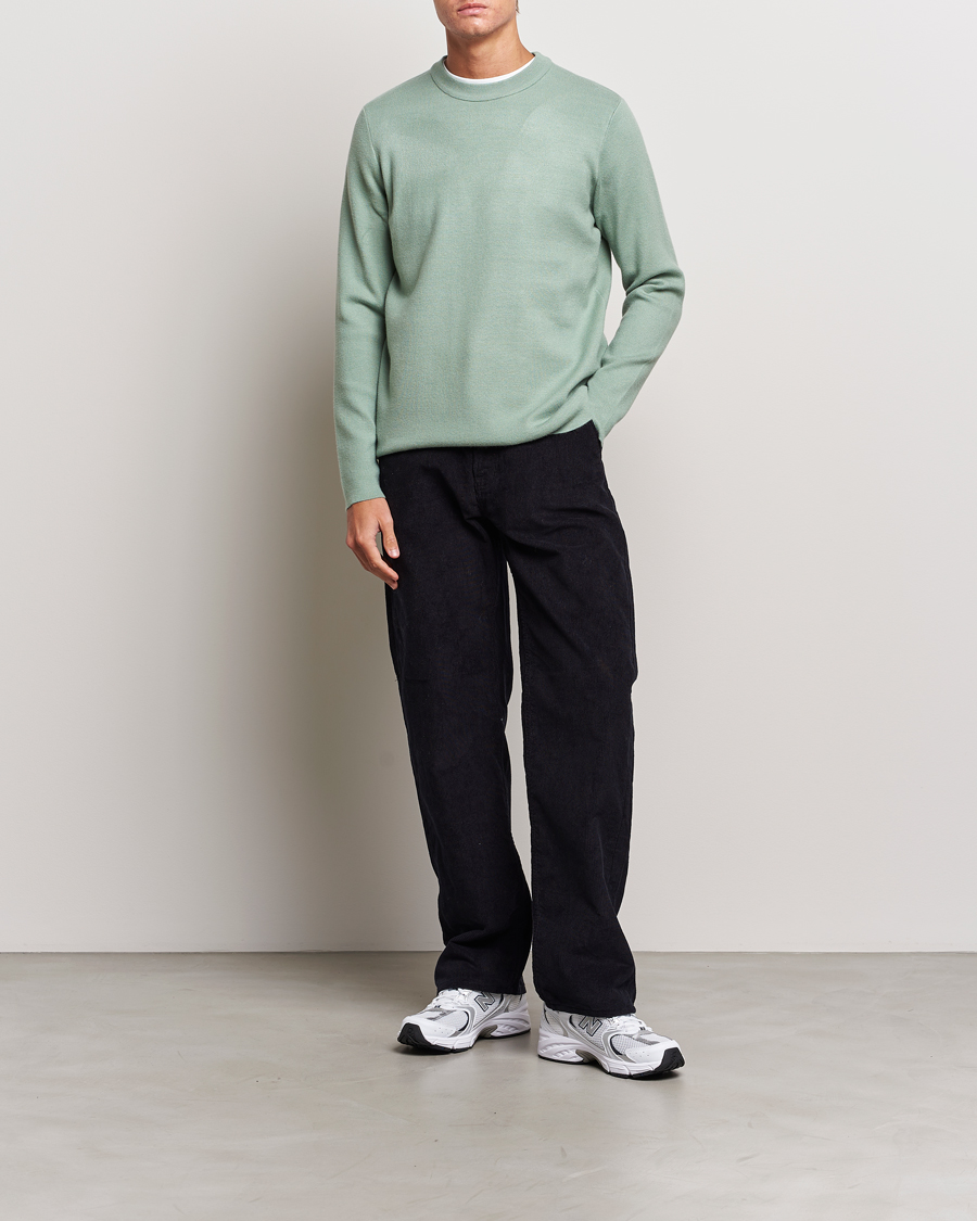 Herren | Pullover | Samsøe Samsøe | Samsøe & Samsøe Guna Crew Neck Iceberg Green