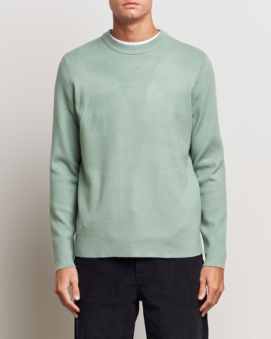 Herren | Pullover | Samsøe Samsøe | Samsøe & Samsøe Guna Crew Neck Iceberg Green