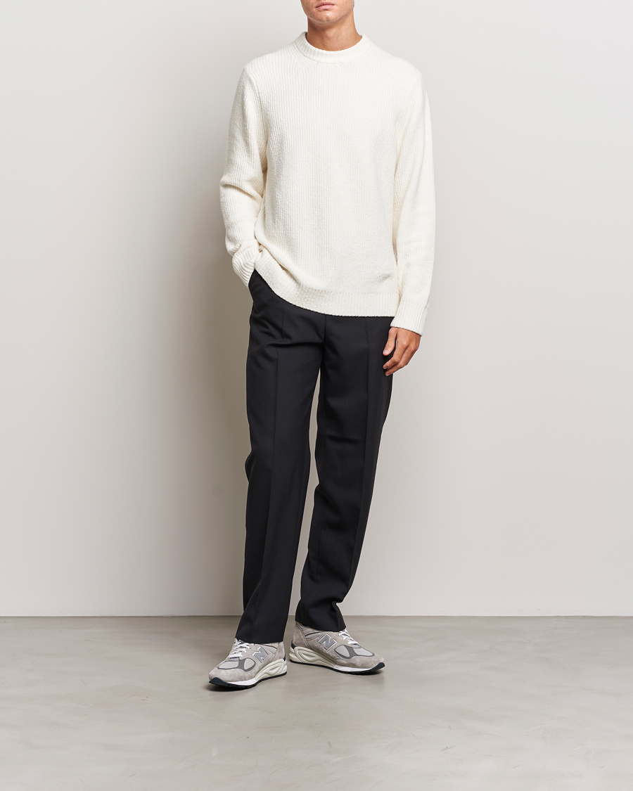 Herren | Pullover | Samsøe Samsøe | Alts Heavy Knitted Crew Neck Clear Cream