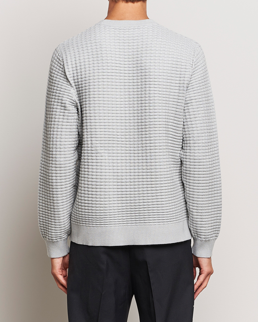 Herren | Pullover | Samsøe Samsøe | Samsøe & Samsøe Jules Waffle Knitted Crew Neck High Rise Grey