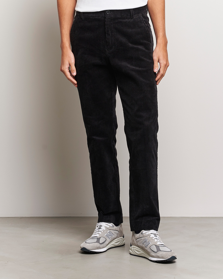 Herren | Hosen | Samsøe Samsøe | Samsøe & Samsøe Felix Corduroy Trousers Black