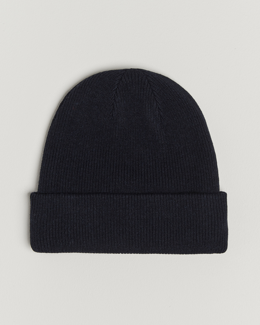 Herren | Samsøe Samsøe The Wool Beanie Salute Navy | Samsøe Samsøe | The Wool Beanie Salute Navy