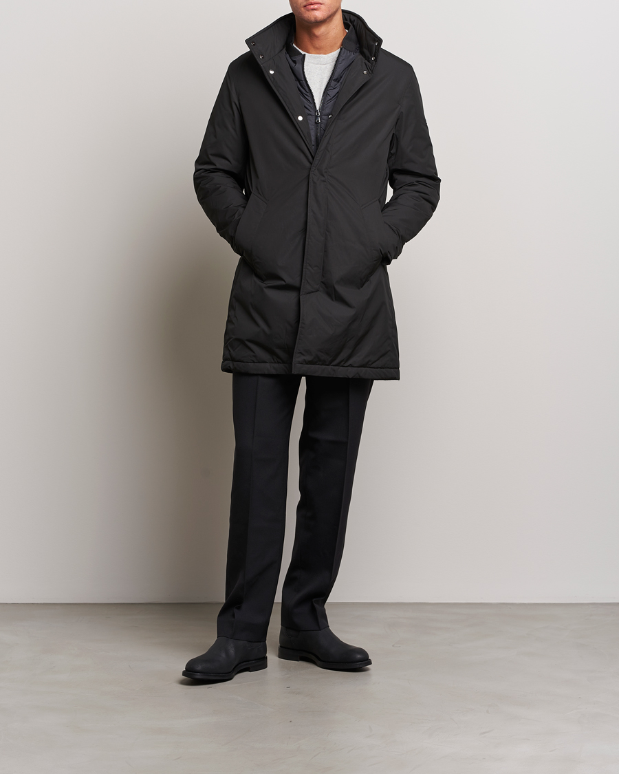 Herren | Jacken | J.Lindeberg | Hollis Tech Padded Coat Black