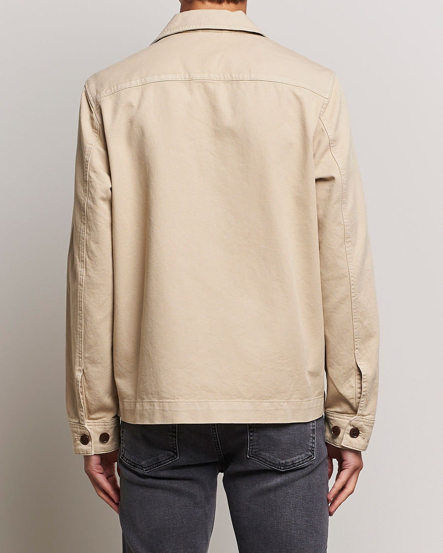 Herren | Hemden | J.Lindeberg | Lando Organic Twill Overshirt Oyster Grey