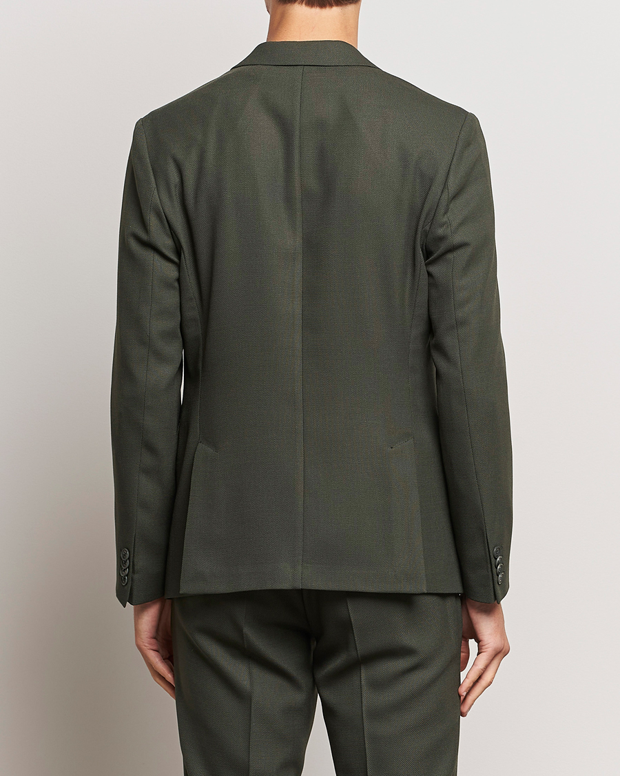 Herren | Sakkos | J.Lindeberg | Hopper Active Hopsack Blazer Forest Green